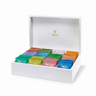 Large presentation box (without tea) - White piano lacquer 