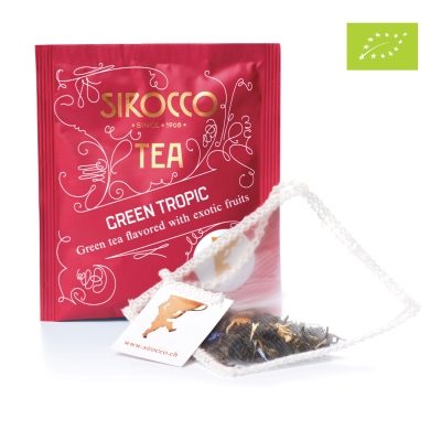 Green Tropic - Organic Green Tea Flavored With Mango and Exotic Fruits (1)